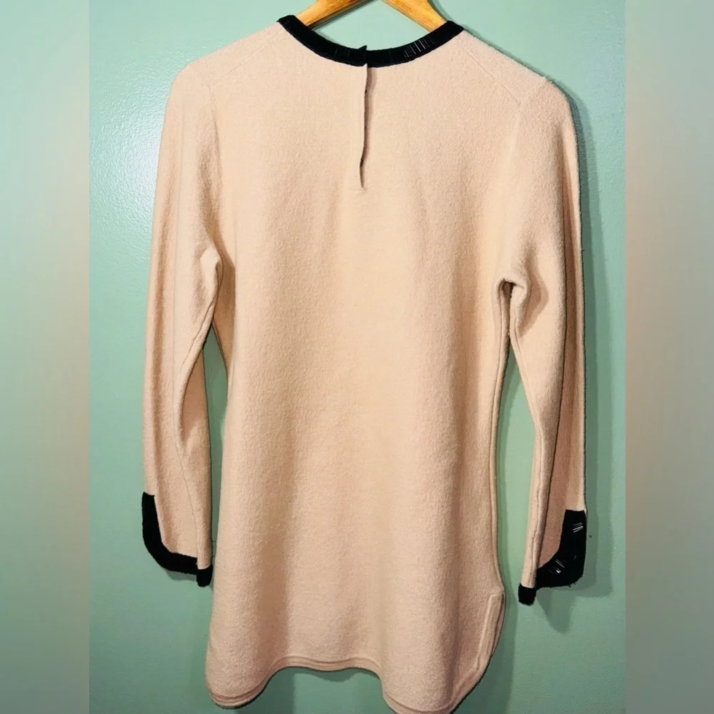 Tory Burch Cream and Black Blouse